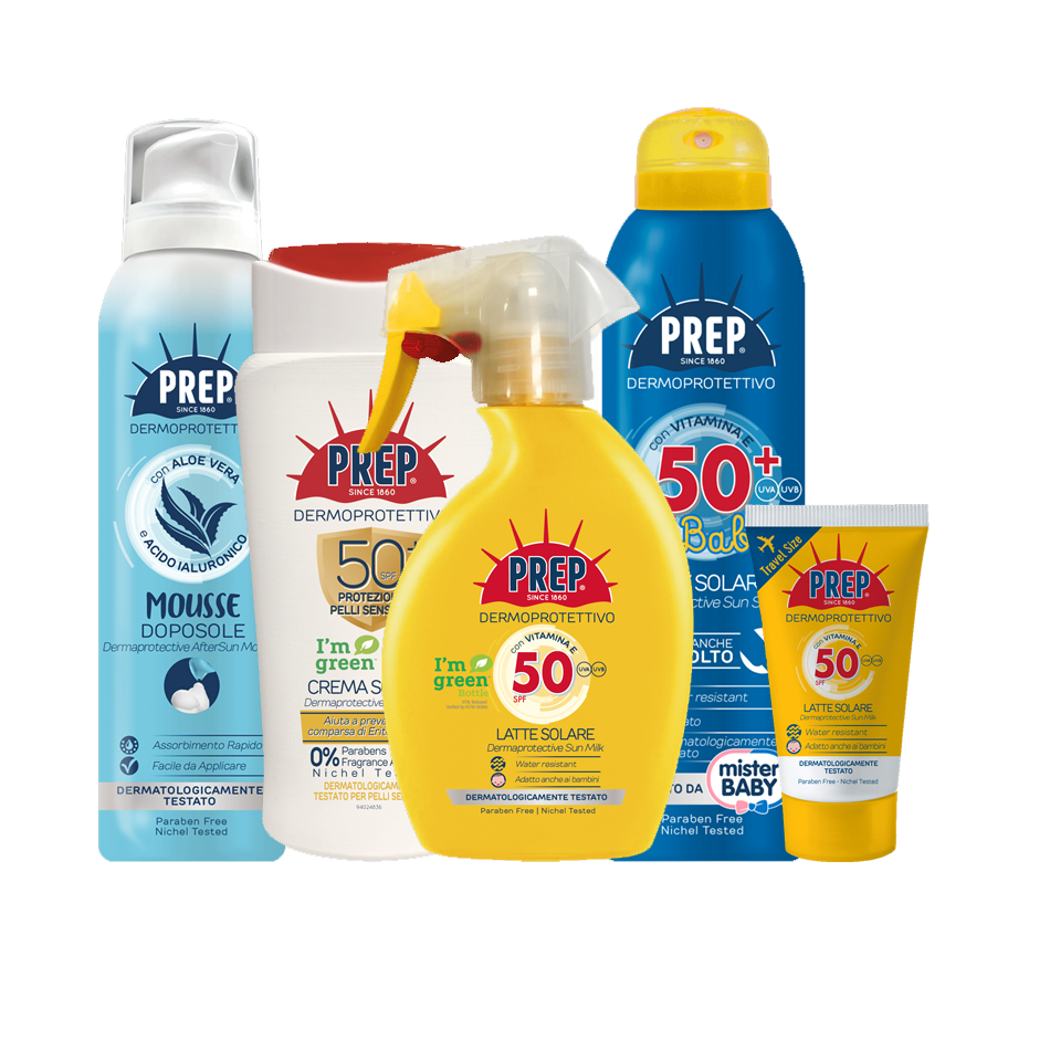 SOLARI PREP - Proteggi la tua pelle con i solari Dermoprotettivi Prep