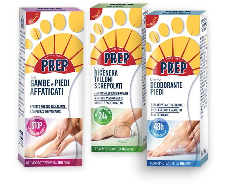 Linea Dermoprotettiva per la cura di gambe e piedi