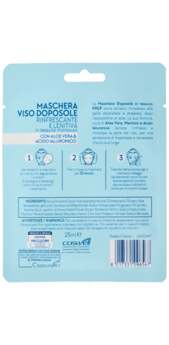 Maschera Doposole Viso